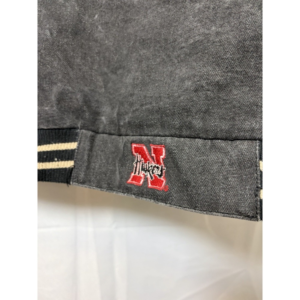 NCAA NEBRASKA CORNHUSKERS MEN'S VARSITY JACKET Streetwear Prep Size 2XL - Picture 11 of 16